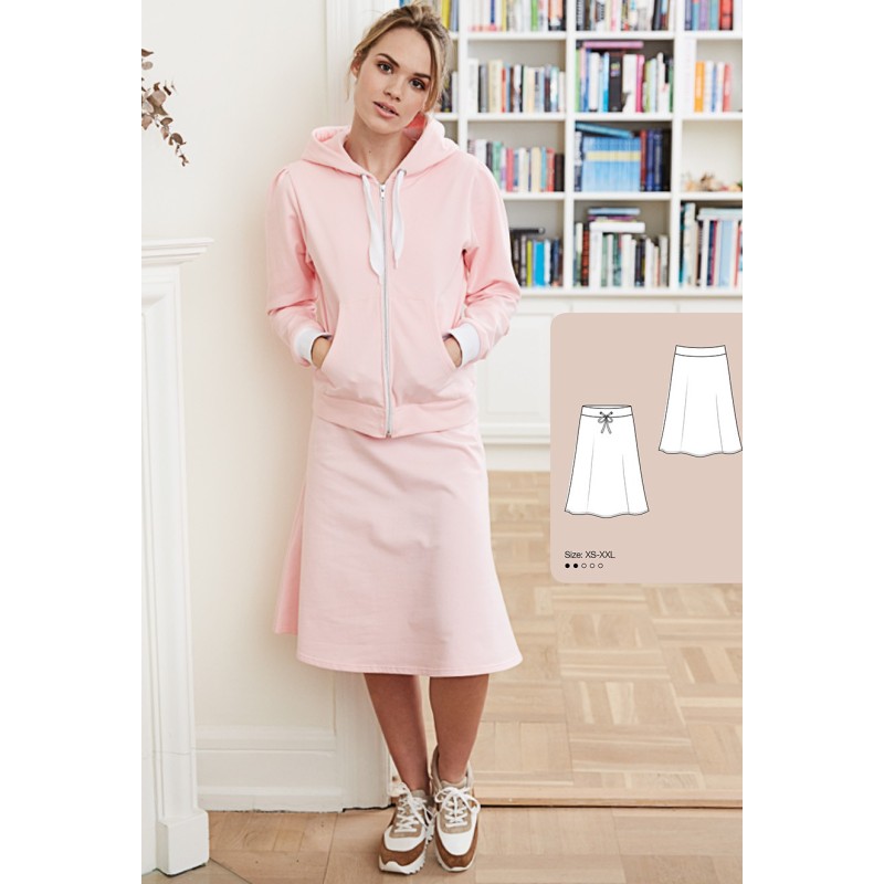 Pattern Knitted skirt with...