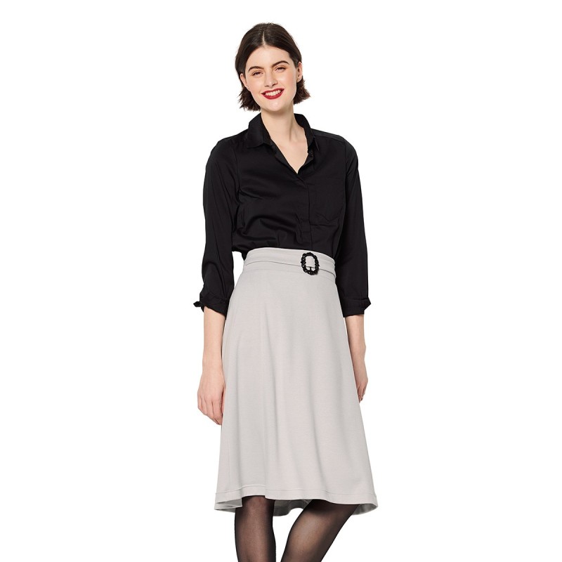 Pattern Knitted skirt with...