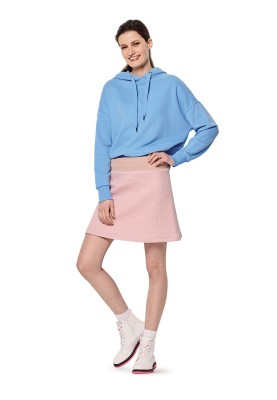 Pattern Knitted skirt with a sewn-in belt (Burda 2/2020, pattern number 6154 C)