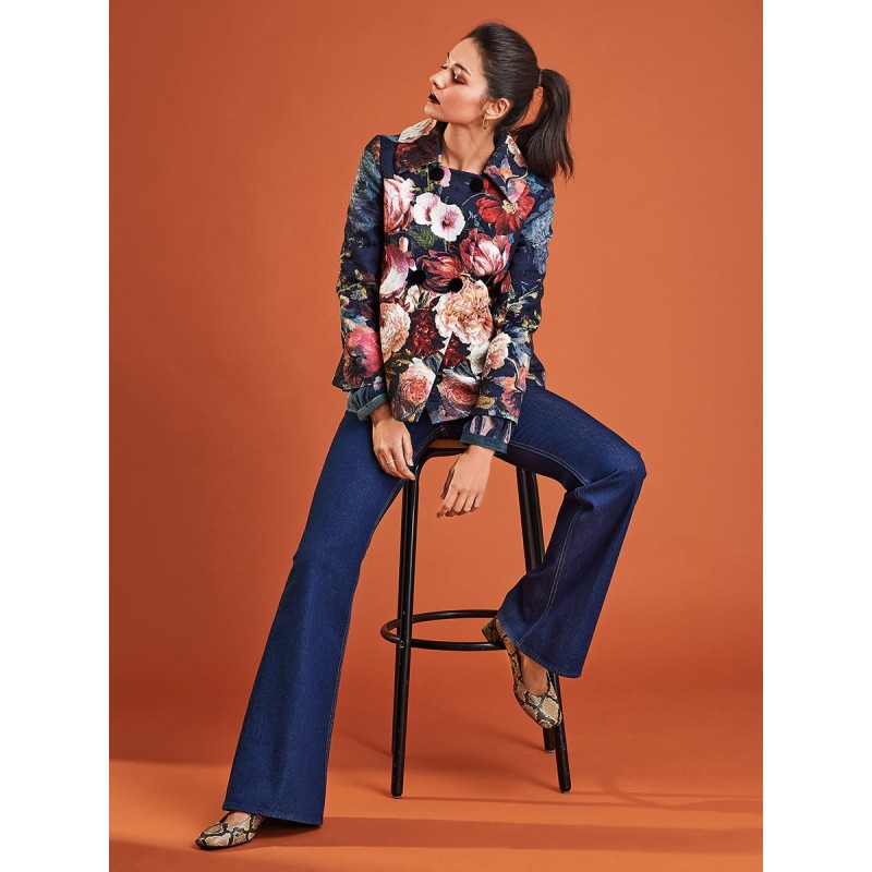 Pattern Double-breasted...