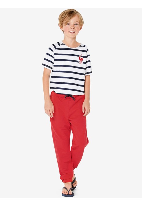 Pattern Pants in a sporty style with an elastic waistband (Burda 1/2020, pattern number 9300 B)