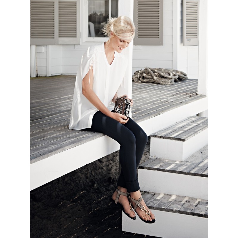 Pattern Knitted trousers...