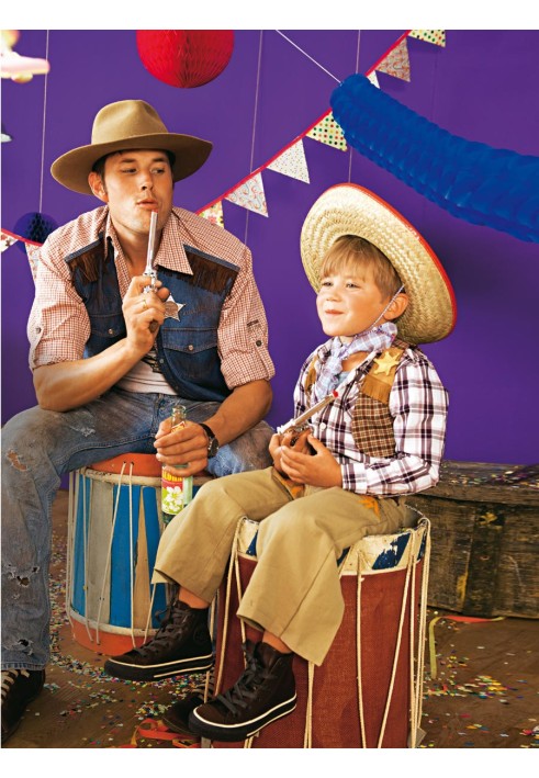 Pattern Pants for carnival costume "Cowboy" (Burda 1/2010, pattern number 147)