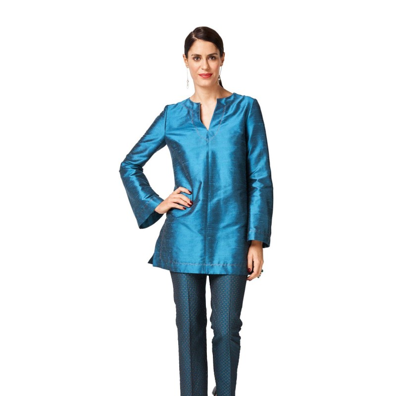 Wild silk tunic pattern...