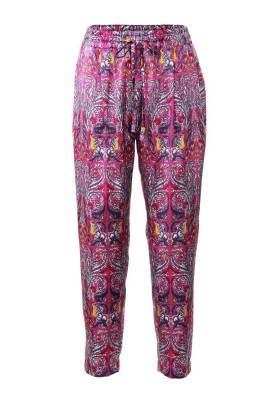 Pattern Silk trousers with an elastic waistband (Burda 1/2019, pattern number 103 B)