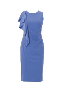 Pattern Sheath dress with flounces and draperies (Burda 3/2016, pattern number 120 A)