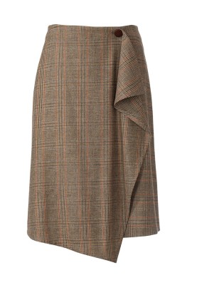 Pattern Wool skirt with smell (Burda 2/2020, pattern number 6174 A)