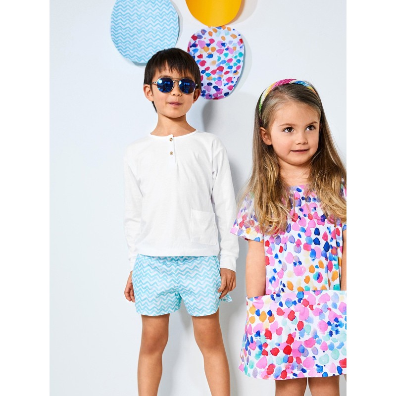 Pattern Short shorts with...