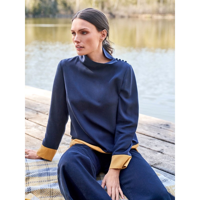 Pattern Blouse with...