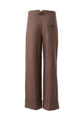 Pattern Marlene trousers with wide lapels (Burda 2/2019, pattern number 6286 A)