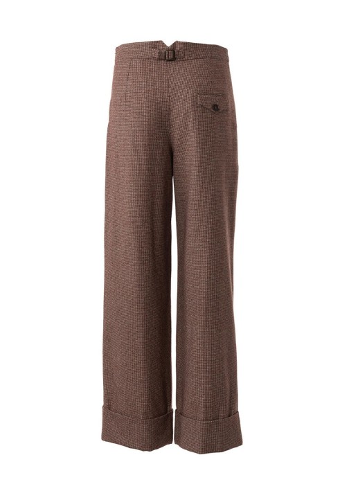 Pattern Marlene trousers with wide lapels (Burda 2/2019, pattern number 6286 A)