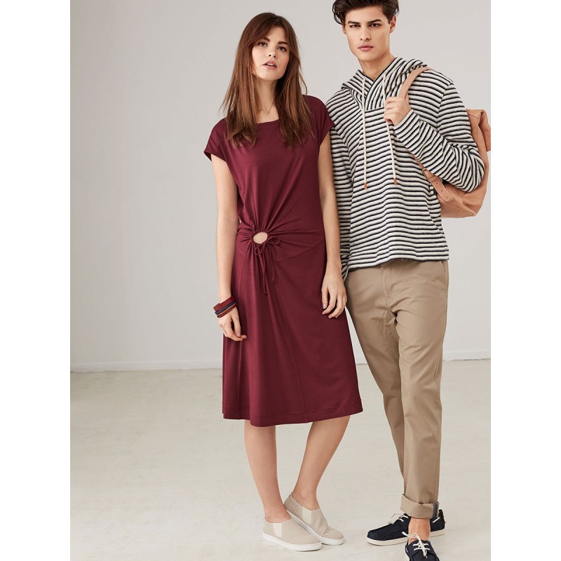 Pattern Knitted dress with...