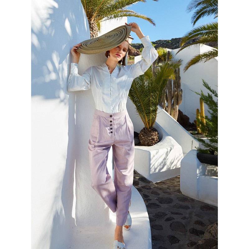 Pattern Pants with pleats...