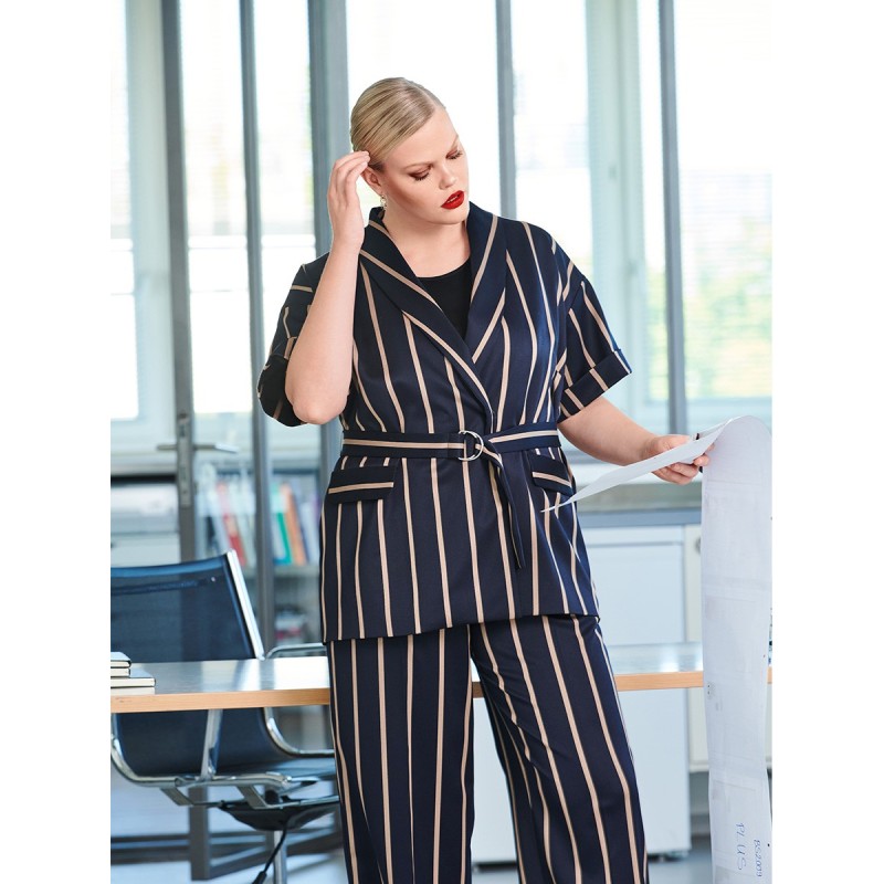 Выкройка Жакет с шалевым...