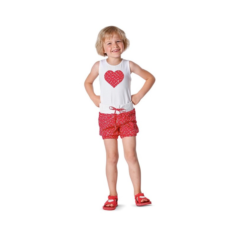 Pattern Bloomer shorts on a...