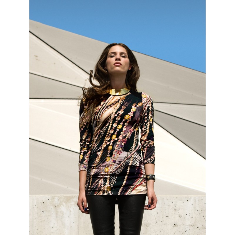 Pattern Pullover with...