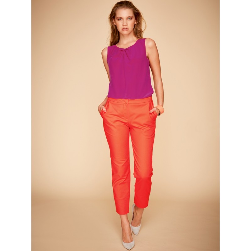 Выкройка Брюки 7/8 узкого...