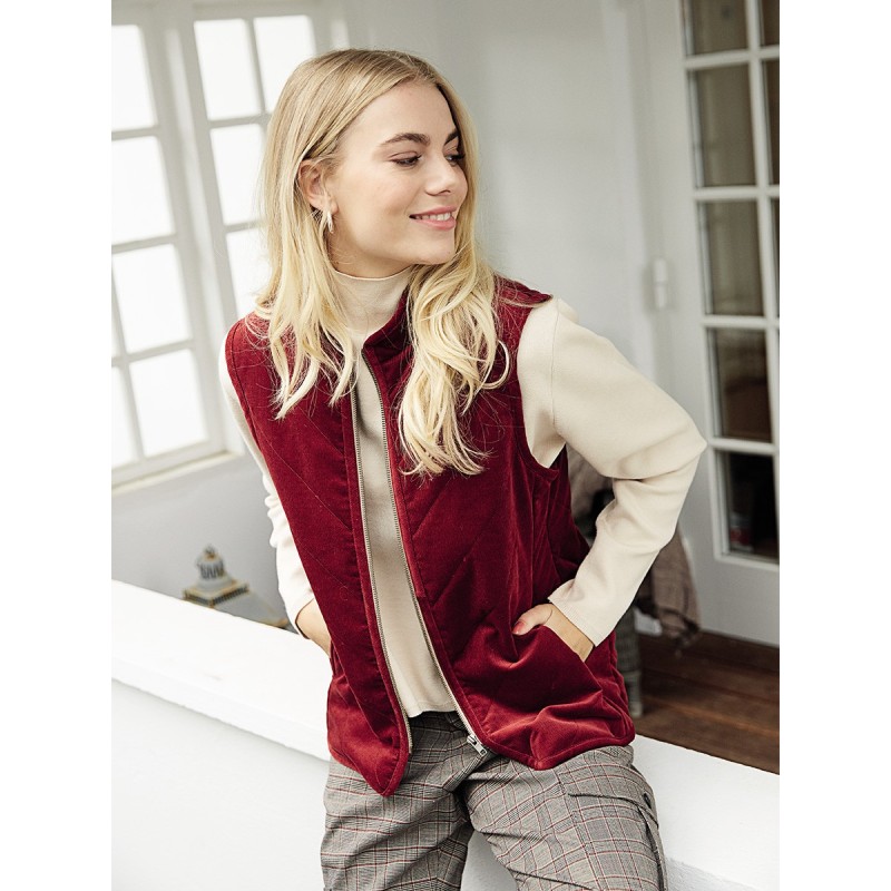 Pattern Vest quilted from...