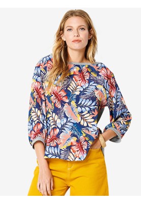 Pattern Straight-cut blouse with side slits (Burda 1/2020, pattern no. 6233 B)