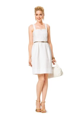 Pattern Sundress with bodice-corsage on straps (Burda 1/2014, pattern number 6918 B)