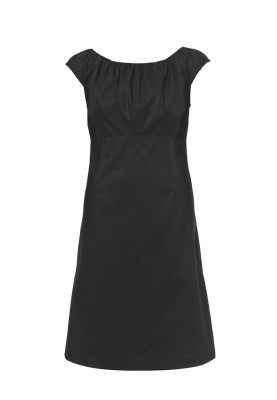 Pattern Dress of a flared cut with a Carmen neckline (Burda 5/2012, pattern number 139)