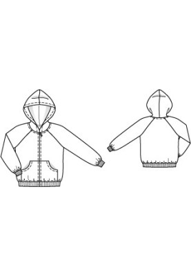 Pattern Knitted jacket with a hood (Burda 5/2011, pattern number 138)