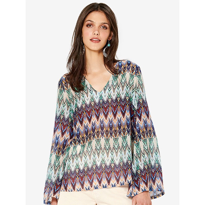 Pattern Straight cut blouse...