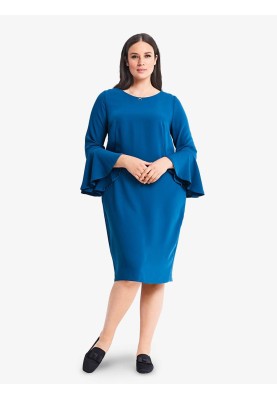 Pattern O-line silk dress (Burda 2/2018, pattern number 6389 A)