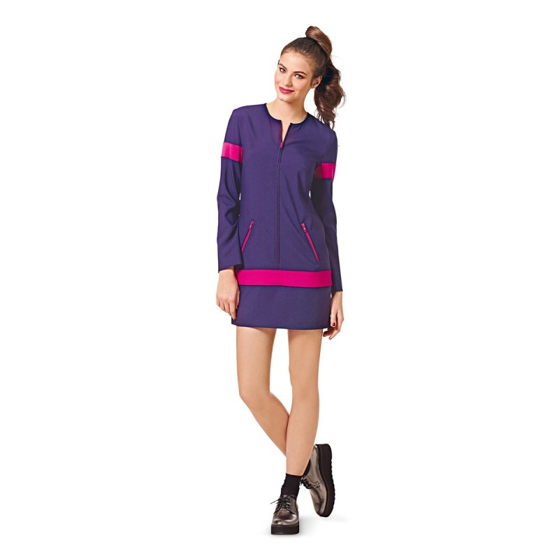 Pattern Dress short in...