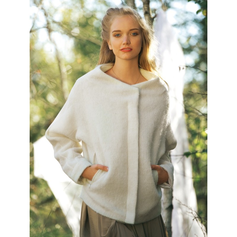 Pattern O-silhouette mohair...