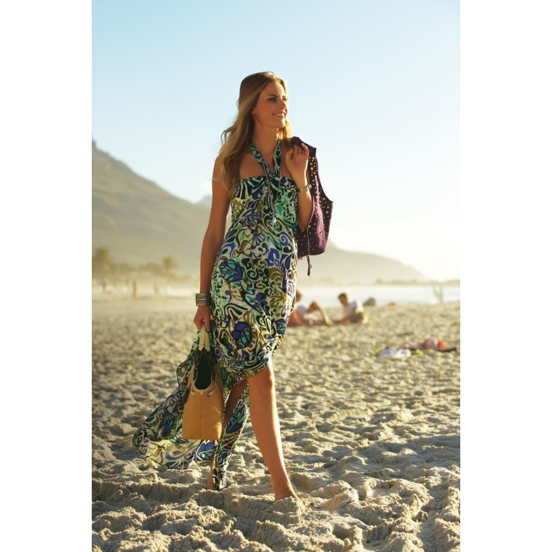 Pattern Batiste maxi dress...