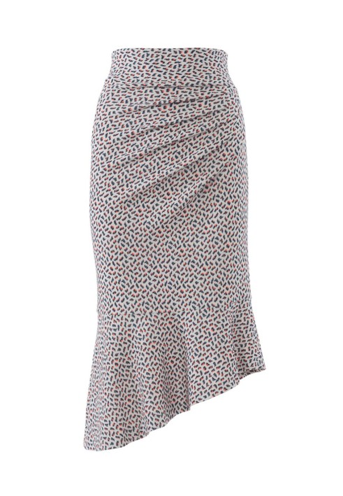 Pattern Knitted pencil skirt with a frill (Burda 1/2018, pattern number 6417 B)