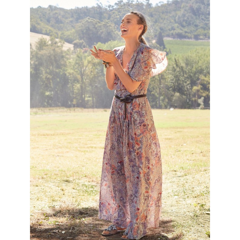 Pattern 70s-style maxi...