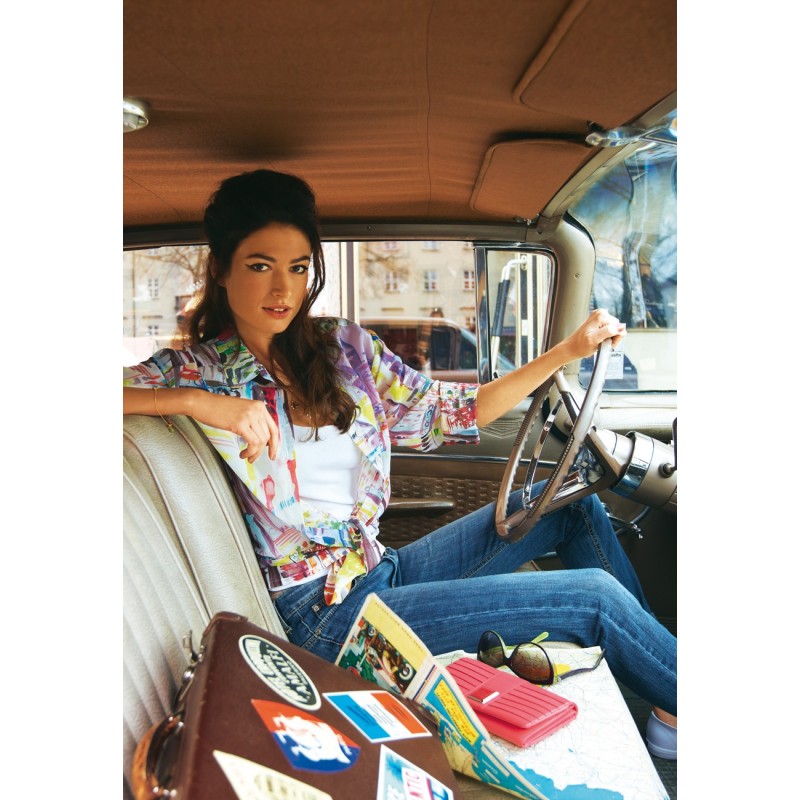 Pattern Blouse-shirt of...