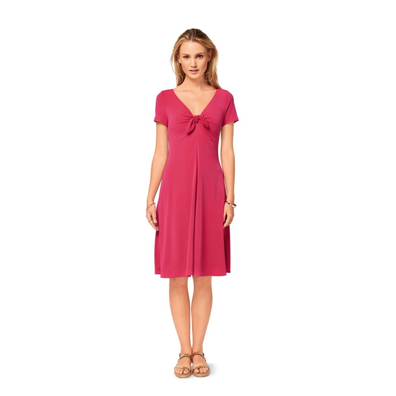 Pattern Knitted dress with...