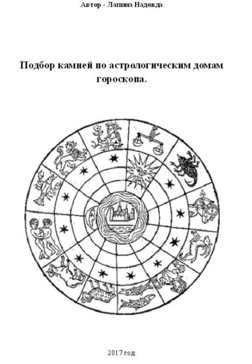 Selection of stones according to the astrological houses of the horoscope.