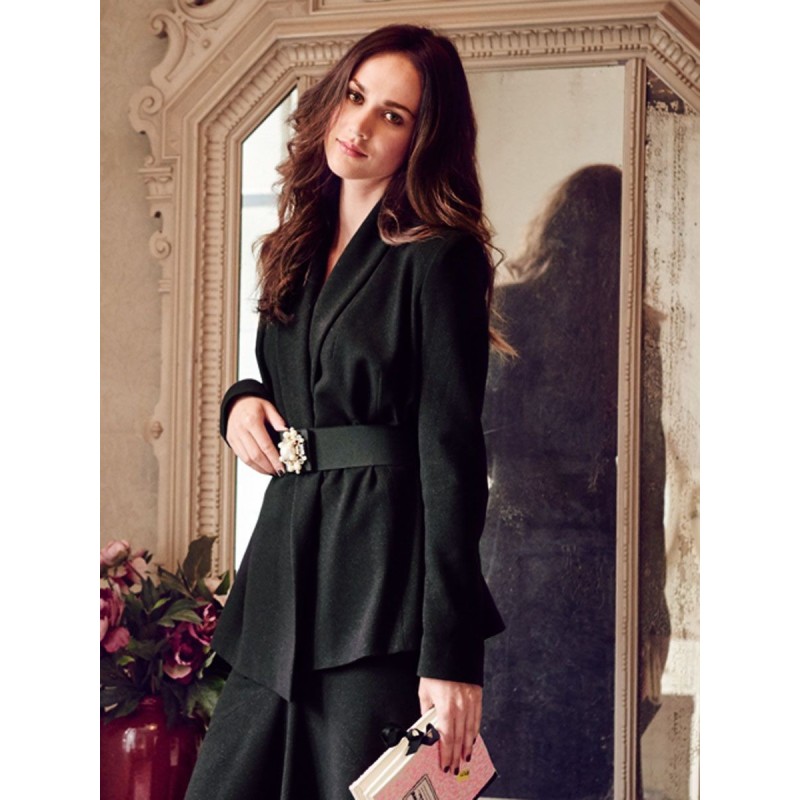 Pattern Jacket with shawl...