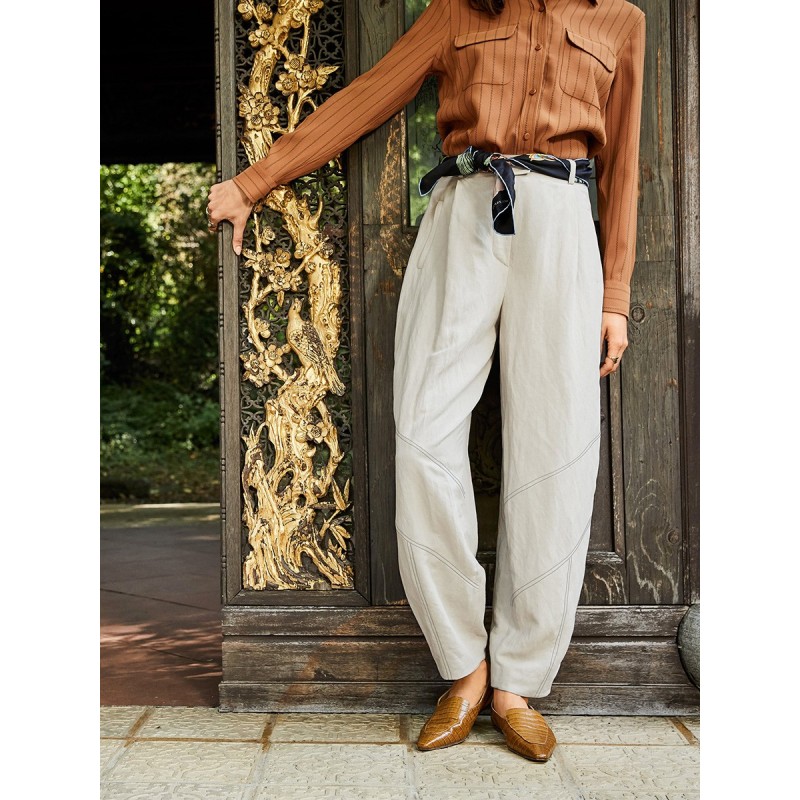 Pattern Banana pants with...