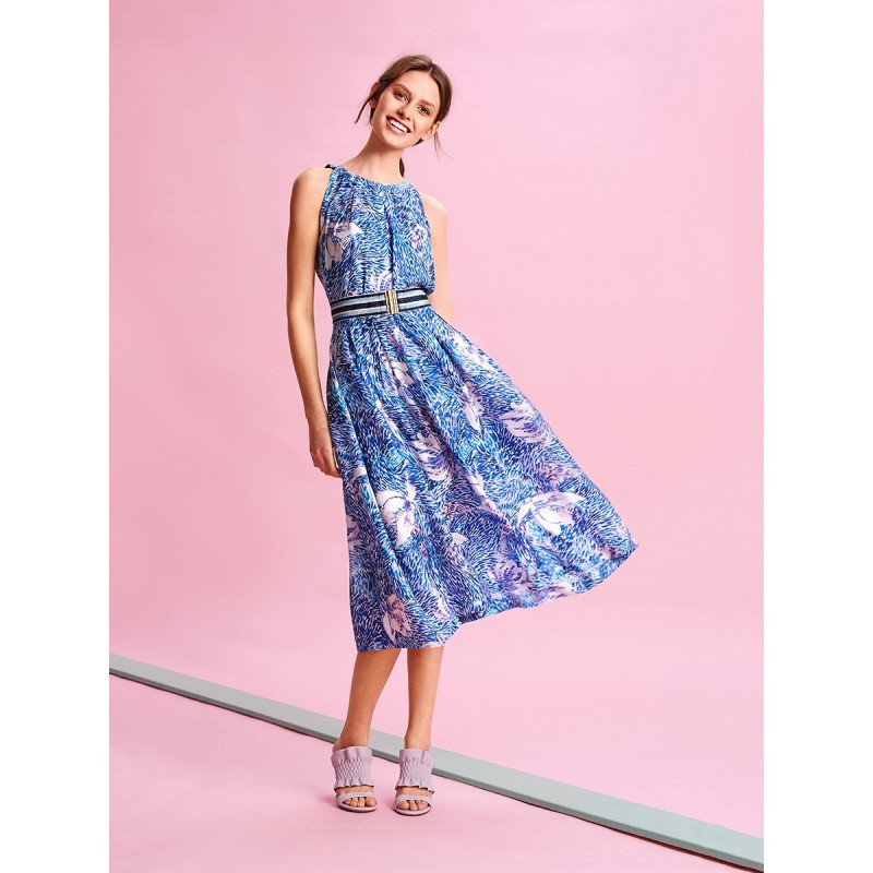Pattern Cutaway dress with...