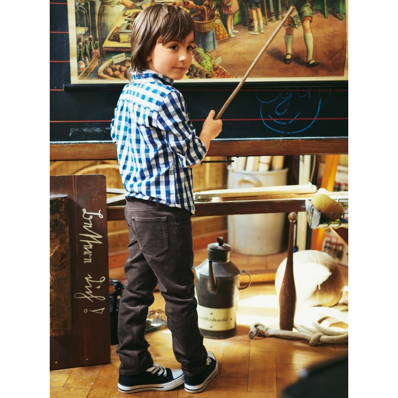 Pattern Corduroy jeans with...