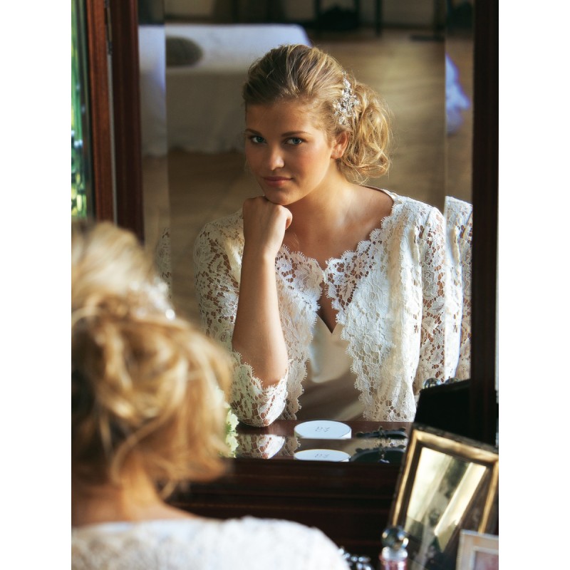 Lace bolero pattern with...