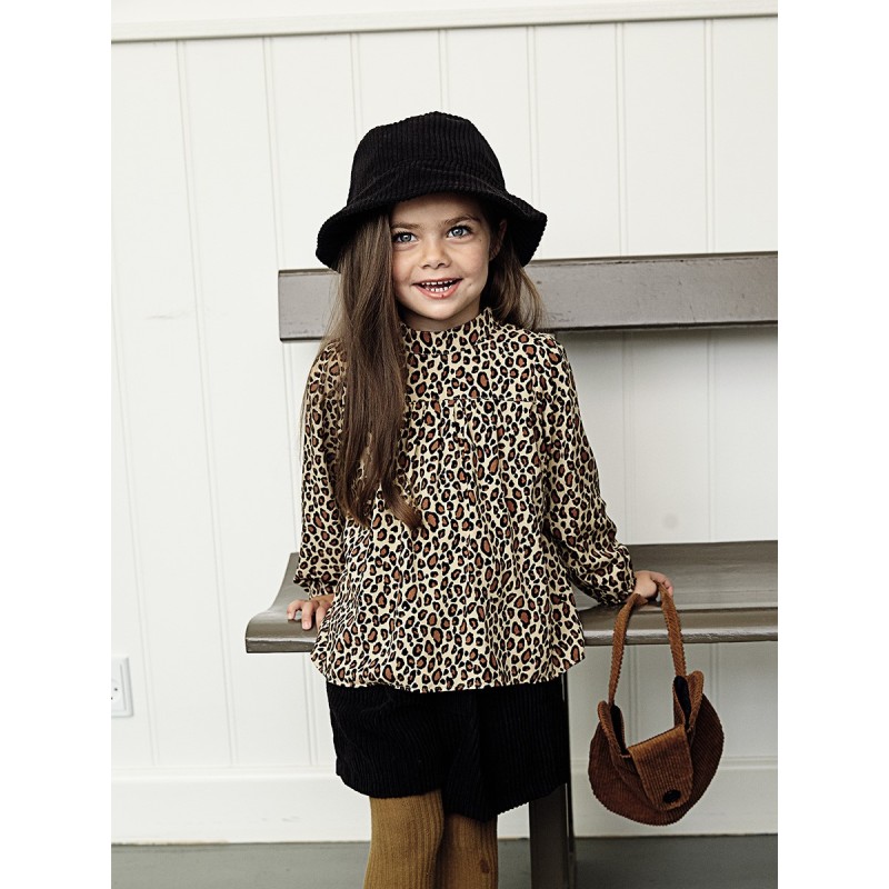 Pattern Blouse with puffy...