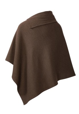 Pattern Poncho of an asymmetrical cut with a collar (Burda 2/2019, pattern number 6256 A)