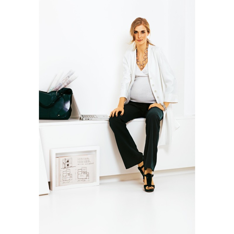 Pattern Pants with a wide...