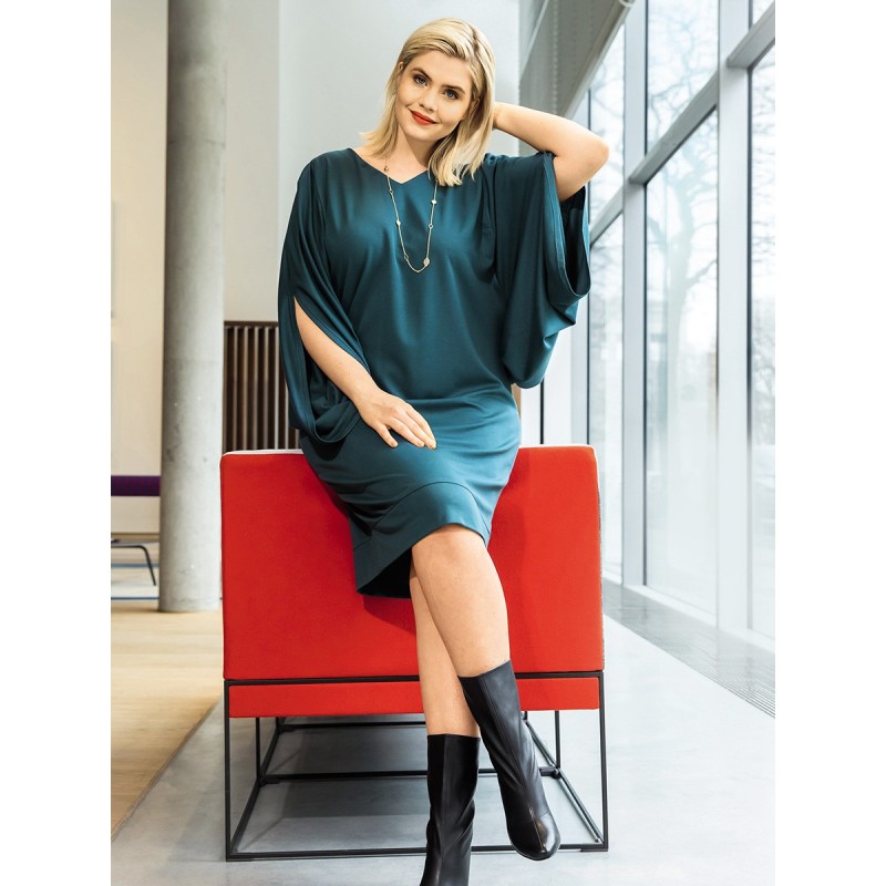 Pattern O-line dress with...