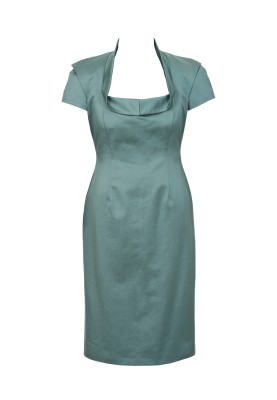 Pattern Sheath dress with wavy collar (Burda 7/2012, pattern number 139)