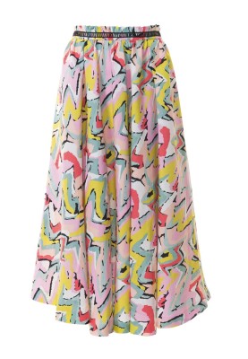 Pattern Midi skirt with a lush cut (Burda 7/2017, pattern number 108 A)