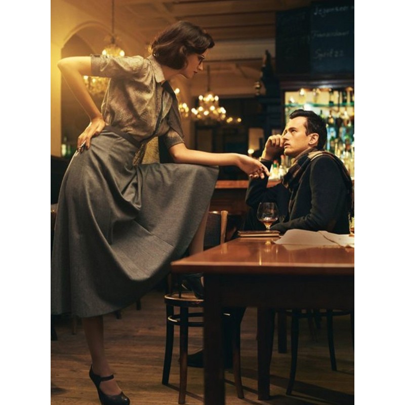 Pattern Jacquard shirt cut...