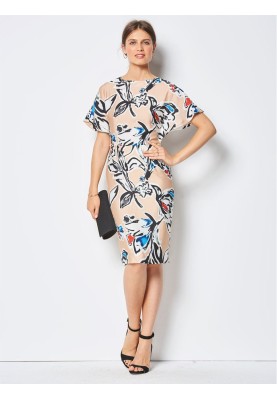 Pattern Dress with fastening on the back (Burda 1/2018, pattern number 6439 A)