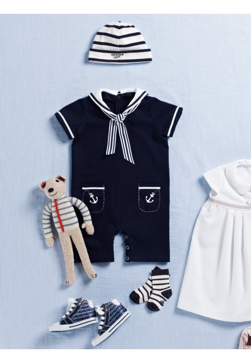 Pattern Sandman jumpsuit in sailor style (Burda 7/2012, pattern number 143)